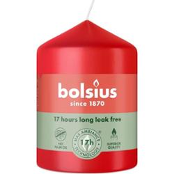 Bolsius Essentials Delikatny Czerwony świeca pieńkowa 80/58mm
