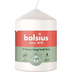 Bolsius Essentials Mroźna Biel świeca pieńkowa 80/58mm