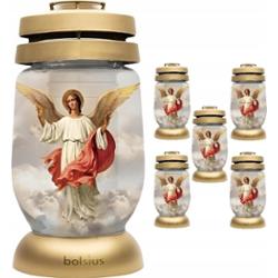 Bolsius Anioł lampion 3s 17 znicz 6 sztuk