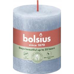 Bolsius Rustic Shine Błękitny Niebieski świeca dekoracyjna 80/86