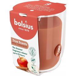 Bolsius True Scents Jabłko z Cynamonem świeca zapachowa 80/73 w szkle