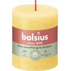 Bolsius Rustic Shine Słoneczny Żółty świeca dekoracyjna 80/68