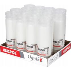 Bispol Ognik WP7N wkłady parafinowe do zniczy o czasie palenia 7 dni 16 sztuk