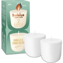 Bolsius CleanLight WANILIA i FASOLA TONKA wkład zapachowy wymienny 24h - 2 sztuki