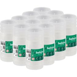 Bolsius wkład parafinowy RP4W zgrzewka 12 sztuk (79h)