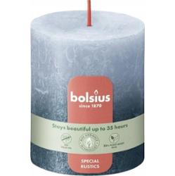 Bolsius Rustic Sunset  Błękitny Niebieski + Niebieski świeca dekoracyjna 80/68