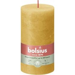 Bolsius Rustic Shine Miodowy Żółty świeca dekoracyjna 130/68