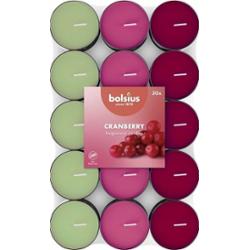 Bolsius Multi Coloured Żurawina zapachowy podgrzewacz 3,5 godzinne 30 sztuk
