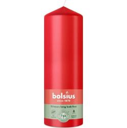 Bolsius Essentials Delikatny Czerwony świeca pieńkowa 200/68mm