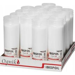 Bispol Ognik WP5N wkłady parafinowe do zniczy o czasie palenia 5 dni 18 sztuk