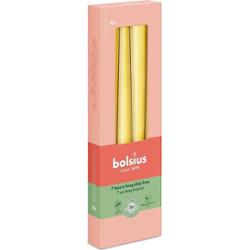 Bolsius SŁONECZNY ŻÓŁTY świeca stołowa szpica 245/24 - 4 sztuki