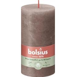 Bolsius Rustic Shine Taupe świeca dekoracyjna 130/68