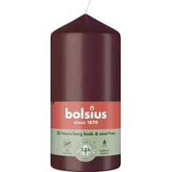 Bolsius Essentials Aksamitna Czerwień świeca pieńkowa 120/58mm