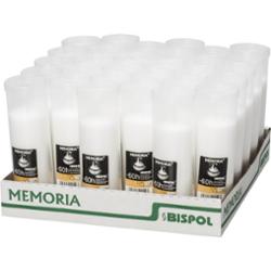 Bispol Memoria p160 wkłady parafinowe do zniczy 60 godzin palenia 30 sztuk