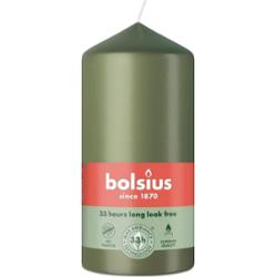 Bolsius Essentials Zielona Oliwka świeca pieńkowa 120/58mm
