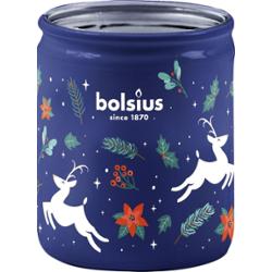 Bolsius True Glow świąteczna świeca zapachowa w szkle 82/68 - Wanilia