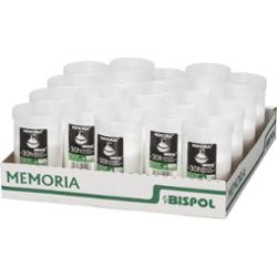 Bispol Memoria p120 wkłady parafinowe do zniczy 30 godzin palenia 20 sztuk