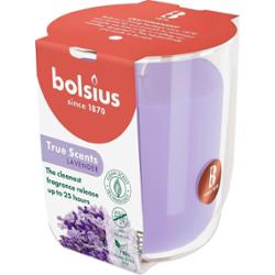 Bolsius True Scents Lawenda świeca zapachowa 80/73 w szkle