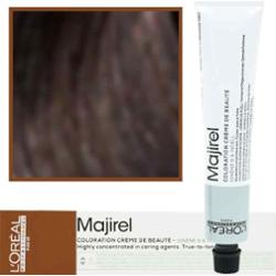 Loreal Majirel - profesjonalna farba do włosów, paleta kolorów, 50ml 4.8 Brąz Mokka