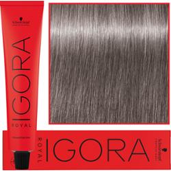 Schwarzkopf Professional Igora Royal - trwała farba do włosów o innowacyjnej formule, 60ml 8-21 | Jasny Blond Popielaty Cendre