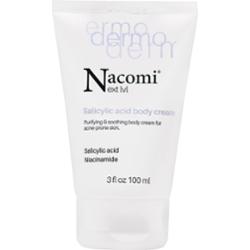 Nacomi Next Level Dermo - oczyszczająco-łagodzący krem do ciała z kwasem salicylowym i niacynamidem, 100ml
