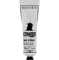 Selective Cemani Back to Black - zmywalny żel do włosów maskujący siwiznę, czarny, 150ml