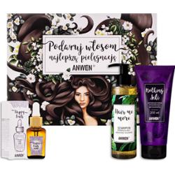 Anwen - zestaw kosmetyków pielęgnacyjnych do włosów, 2x200ml i 20ml