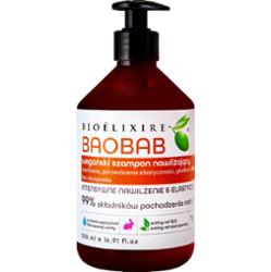 Bioelixire  Baobab - wegański szampon nawilżająco-wzmacniający, 500ml