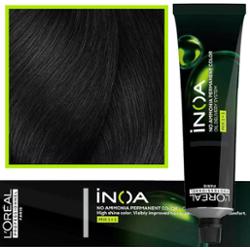 Loreal Professionnel Inoa - farba do włosów bez amoniaku z dodatkową ochroną włosa, 60ml 3.0 Ciemny Głęboki Brąz
