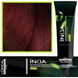 Loreal Professionnel Inoa - farba do włosów bez amoniaku z dodatkową ochroną włosa, 60ml 5.60 Jasny Brąz Czerwony Intensywny