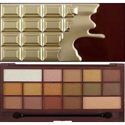 Makeup Revolution Chocolate Golden Bar - paletka błyszczących cieni do powiek 22g