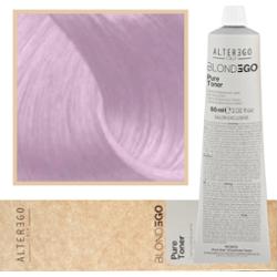 Alter Ego BlondEgo Pure Toner - ochładzający kolor toner do włosów blond, różne kolory, 60ml Platinum | Popielaty Blond