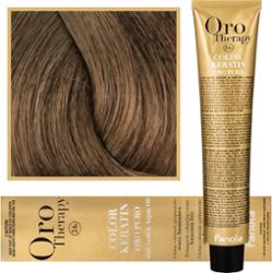 Fanola Oro Therapy - farba do włosów bez amoniaku, pełna paleta kolorów 7,31 | Piaskowy Blond