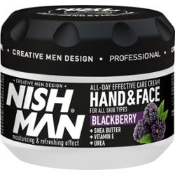 Nishman Hand & Face Cream Blackberry - krem do twarzy i rąk, jeżyna, 300ml