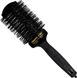 Olivia Garden Ceramic Ion - szczotka z nylonowym włosiem 55mm, czarna