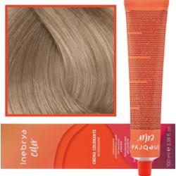 Inebrya Color - farba krem koloryzujący do włosów, 100ml 9/1 | Bardzo Jasny Popielaty Blond