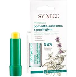 Sylveco Miętowa pomadka z peelingiem – naturalny peeling i regeneracja ust, 4.6 g