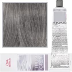 Wella True Grey - farba utleniająca do naturalnie siwych włosów, 60ml Shimmer Dark Graphite | Błyszczący Ciemny Toner Grafitowy