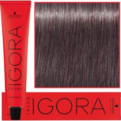 Schwarzkopf Professional Igora Royal - trwała farba do włosów o innowacyjnej formule, 60ml 8-19 | Jasny Blond Cendre Fioletowy