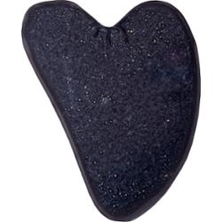 Kamień Gua Sha do masażu limfatycznego twarzy - różne kolory Czarny