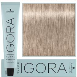 Schwarzkopf Professional Igora Royal Highlifts - farba do włosów o rozjaśniającej formule 60ml 12-91 | Bardzo Jasny Blond Popielato-Cendrowy