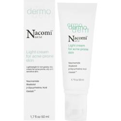 Nacomi Next Level Dermo lekki krem przeciwtrądzikowy regulujący produkcję sebum 50 ml