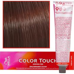Wella Color Touch - profesjonalna farba do włosów bez amoniaku, 60 ml 5/5 Jasny Brąz Mahoniowy