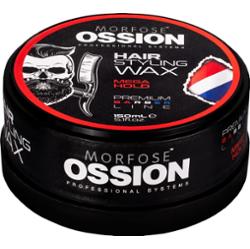 Morfose Ossion PB Hair Styling Wax Mega Hold – bardzo mocno utrwalający wosk do stylizacji, 150ml