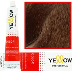 Alfaparf Yellow - trwała farba do włosów z aloesem i kiełkami pszenicy, 100ml 7 | Średni Naturalny Blond