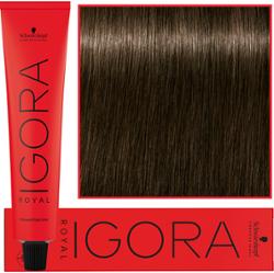 Schwarzkopf Professional Igora Royal - trwała farba do włosów o innowacyjnej formule, 60ml 5-0 | Jasny Brąz Naturalny