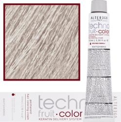 Alter Ego Technofruit Color - farba z keratyną do trwałej koloryzacji włosów, 100ml 11/21 | Super Jasny Blond Fioletowo Popielaty