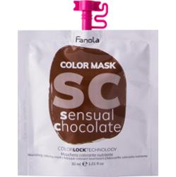 Fanola Color Mask - koloryzująca maska do włosów, różne kolory 30ml Sensual Chocolate