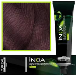 Loreal Professionnel Inoa - farba do włosów bez amoniaku z dodatkową ochroną włosa, 60ml 5.26 Jasny Brąz Opalizująco-Czerwony