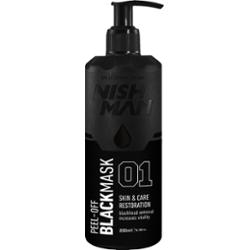 Nishman Peel-Off Black Mask Restoration 01 - maska na twarz do skóry trądzikowej, 200ml